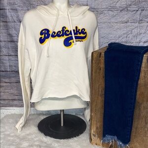 Beefcake Graphic Cropped Sweatshirt